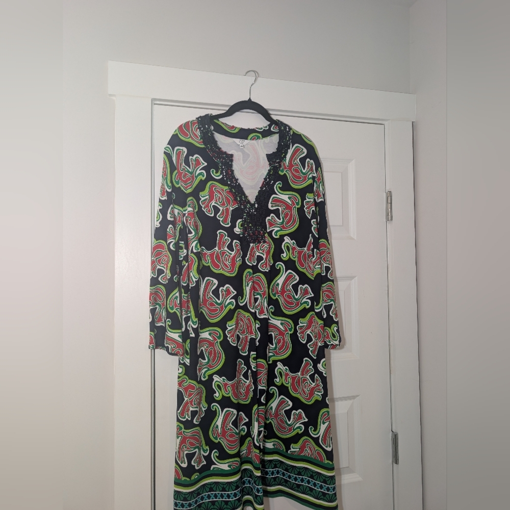 Crown & Ivy Long Sleeve Dress Size 2X - Picture 3 of 9